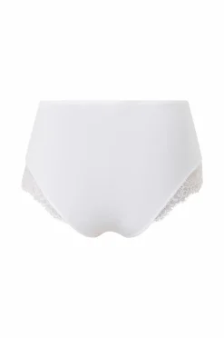 Ellos Collection Bukser med høj talje Hvid Discount