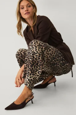 Ellos Collection Bukser i satin Leo aop Best