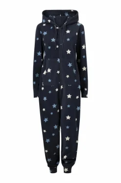 Ellos Loungewear & Homewear>Collection Buksekjole i fleece Blåmønstret