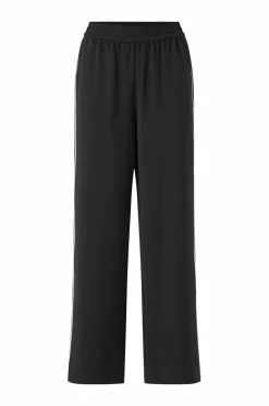 Ellos Collection Bukser med sidestriber sort Sale