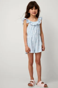 Ellos Collection Buksekjole Sigrid Blå blomstret