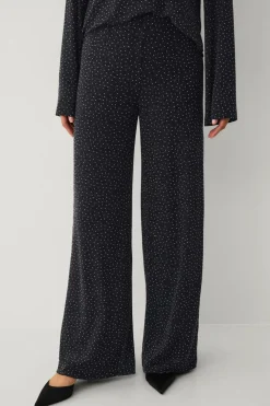 Ellos Collection Bukser med vidde ben Sort