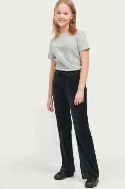 Ellos Collection Bukser Clare i velour Black mdf/metal Discount