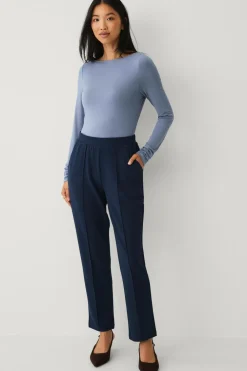 Ellos Bukser>Collection Bukser i jersey Marinblå