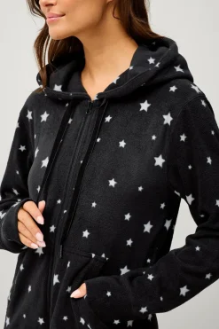 Ellos Collection Buksekjole i fleece Sortmønstret Best