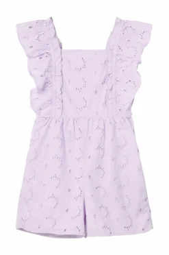 Ellos Jumpsuits>Collection Buksekjole med blondebroderi Lilla