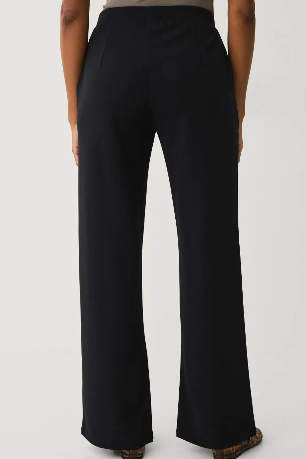 Ellos Bukser>Collection Bukser i jersey dyb sort