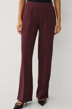 Ellos Collection Bukser i jersey brunrød Best