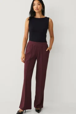 Ellos Collection Bukser i jersey brunrød Best