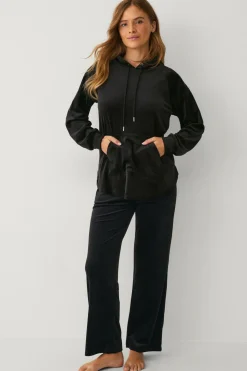 Ellos Collection Bukser i velour sort Online