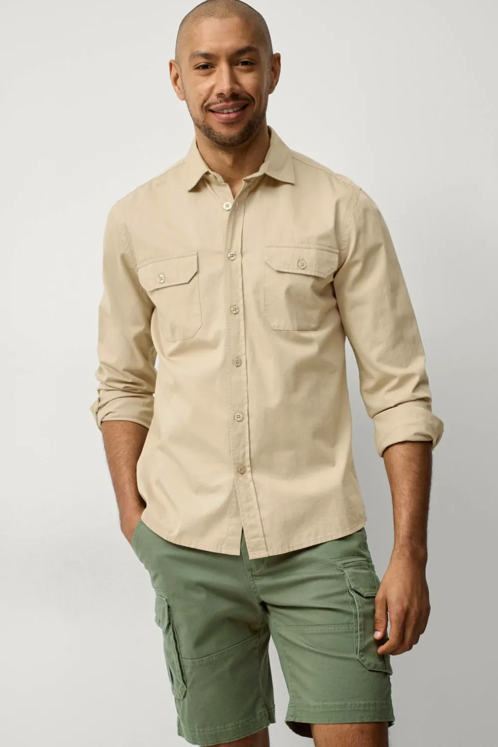 Ellos Shorts>Collection Cargo shorts Aidan Grøn