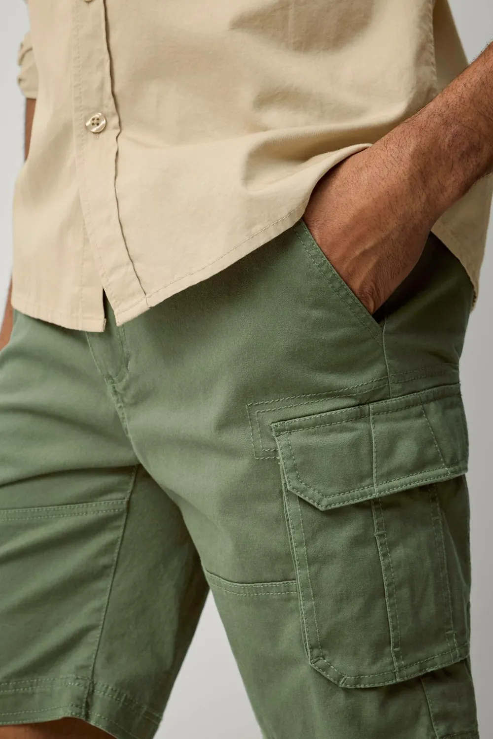 Ellos Shorts>Collection Cargo shorts Aidan Grøn