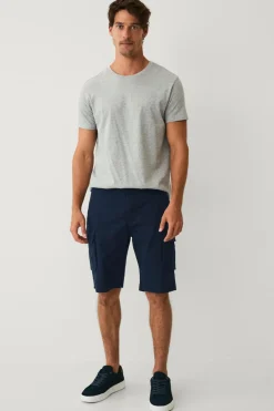 Ellos Shorts>Collection Cargo shorts Aidan Marineblå
