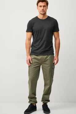 Ellos Bukser>Collection Cargobukser Connor Armygrøn