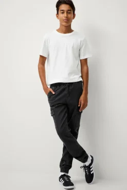 Ellos Collection Cargobukser Dylan Sort denim Discount