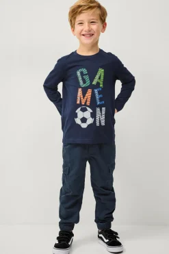 Ellos Collection Cargobukser James Marineblå Best