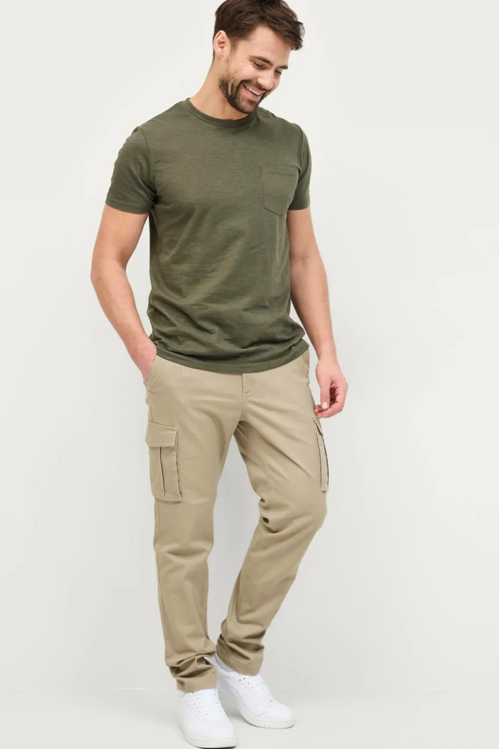 Ellos Bukser>Collection Cargobukser Denny Beige