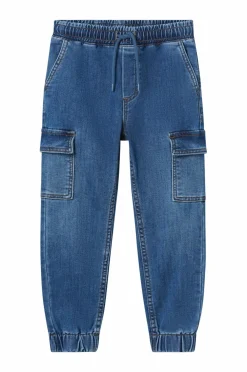 Ellos Bukser & Leggings>Collection Cargobukser Dylan Blå denim