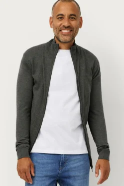 Ellos Basistøj|Trøjer>Collection Cardigan Colin Antracitgrå
