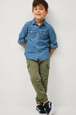 Ellos Collection Cargobukser James Grøn Outlet