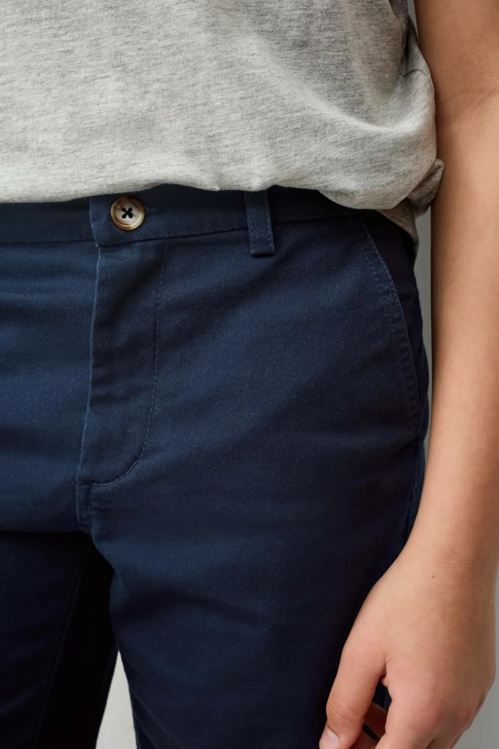 Ellos Collection Chinoshorts Axel Marineblå Clearance