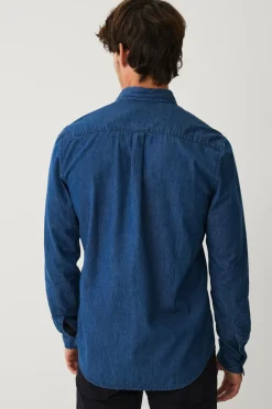 Ellos Collection Cowboyskjorte Bryant Mørkeblå denim New