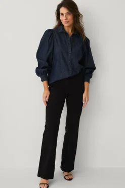 Ellos Skjorter & Bluser>Collection Cowboyskjorte Mørkeblå