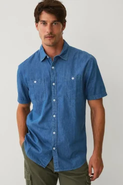 Ellos Collection Cowboyskjorte Walter Lyseblå denim Hot