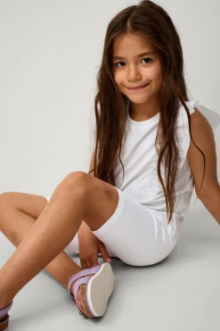 Ellos Collection Cykelshorts Phoebe 2-pak Hvid + blå blomstret Sale