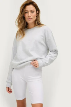 Ellos Collection Cykelshorts med høj talje Hvid Outlet