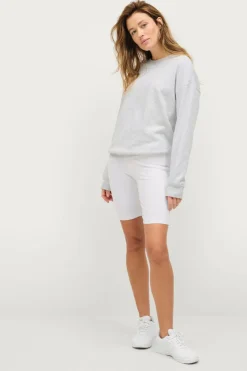 Ellos Collection Cykelshorts med høj talje Hvid Outlet