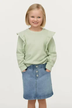 Ellos Collection Denimnederdel Avery Denim blå Hot