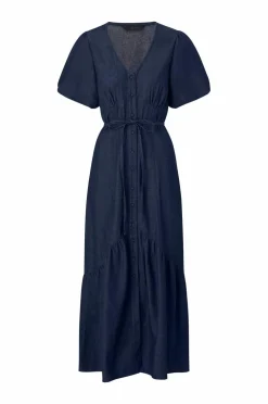 Ellos Collection Denimkjole mørkeblå Best