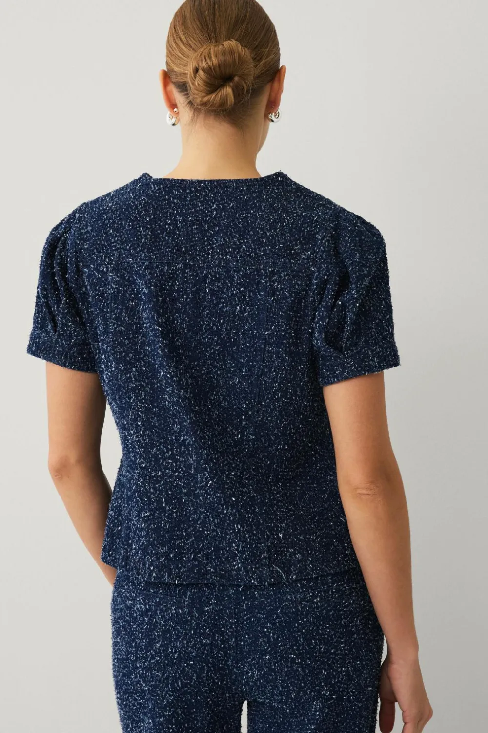 Ellos Skjorter & Bluser>Collection Denimbluse Mørkeblå