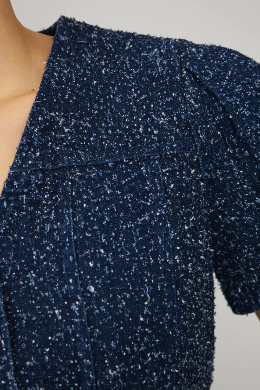 Ellos Skjorter & Bluser>Collection Denimbluse Mørkeblå