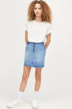 Ellos Nederdele>Collection Denimnederdel Tori Denim blå