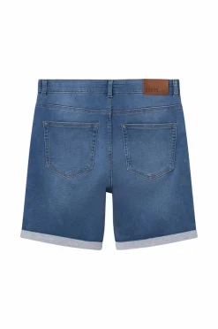 Ellos Collection Denimshorts Denim Jogger Shorts Denimblå Discount