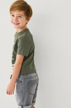 Ellos Collection Denimshorts Denim Jogger Shorts Grå denim Sale