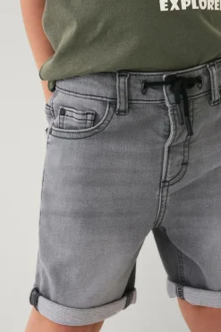 Ellos Collection Denimshorts Denim Jogger Shorts Grå denim Sale
