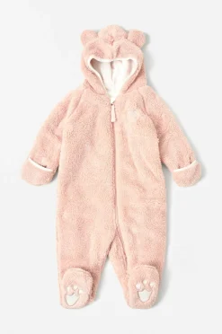 Ellos Collection Dragt Plys med ører Rosa Best