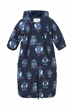 Ellos Overtøj>Collection Dragt / kørepose Amina Baby Blåmønstret