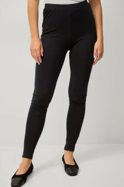 Ellos Collection Elastiske leggings i taljen Sort Discount