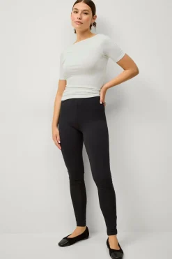 Ellos Collection Elastiske leggings i taljen Sort Discount