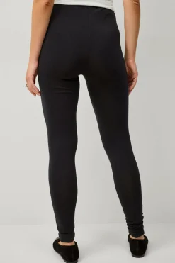 Ellos Collection Elastiske leggings i taljen Sort Discount