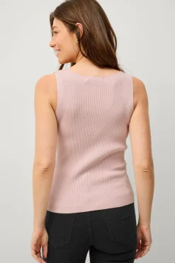 Ellos Collection Figursyet top Lyserød Clearance