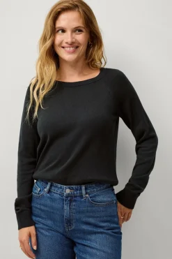 Ellos Collection Fintstrikket Pullover Sort Sale