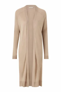 Ellos Collection Fintstrikket cardigan Beige Hot