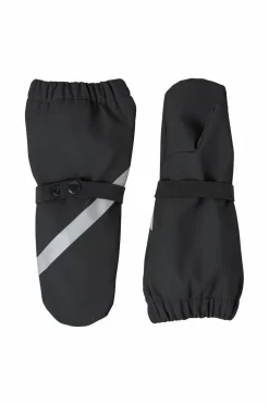 Ellos Collection Fleeceforede regnhandsker Windy Sort Clearance