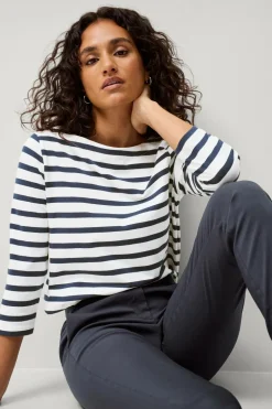 Ellos Collection Flexy Slim fit bukser i superstretch Marineblå New