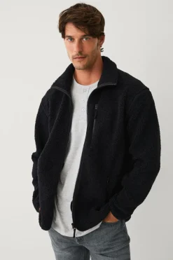 Ellos Jakker & Frakker>Collection Fleecejakke Sort